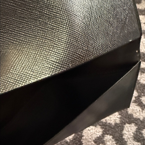 Vitage Prada Black Nylon Chedckbook Wallet - Picture 7 of 7